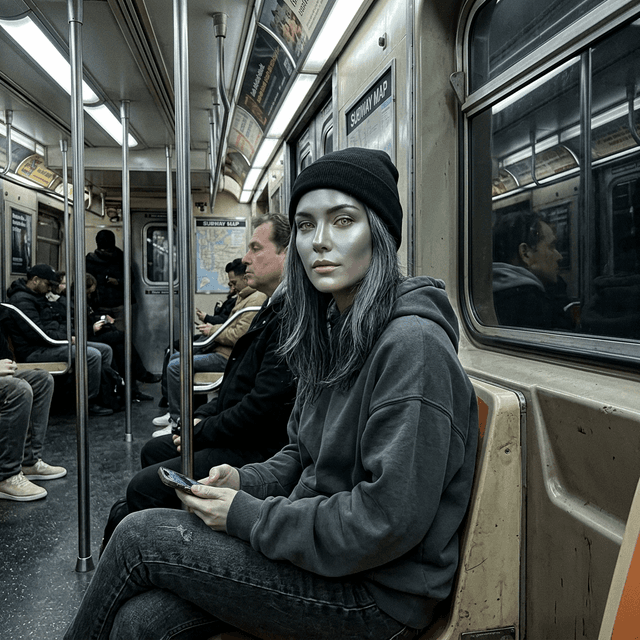 Subway Alien Sighting